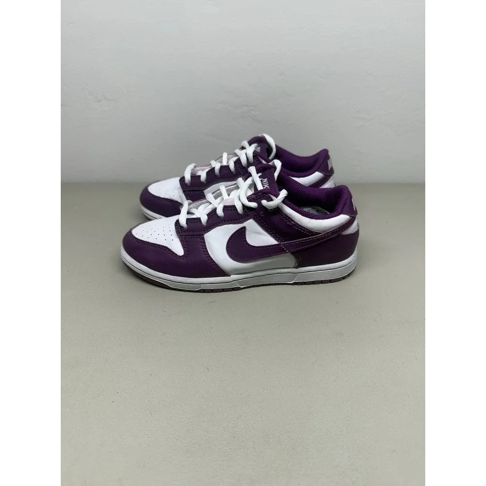 Little Kid's Nike Dunk Low White/Viotech-White (FB9108 110) Size 2Y